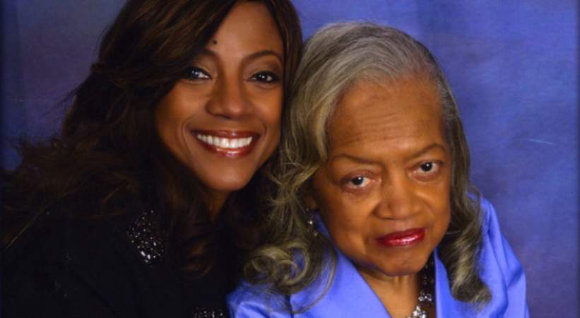 Bernnadette Stanis with her mom, Eula Stanislaus.